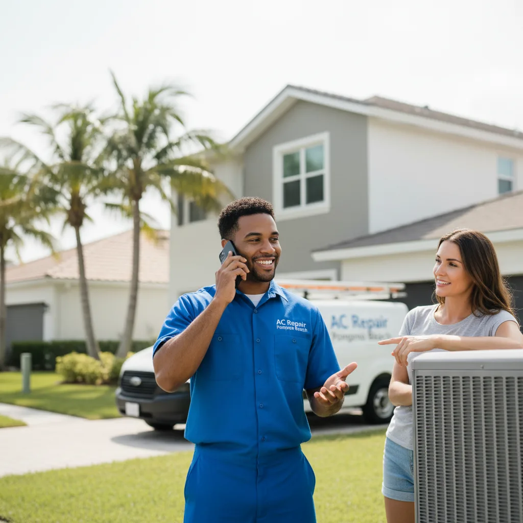AC Repair Pompano Beach customer support in Milo